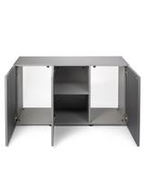 AQUAEL ZESTAW GLOSSY ST 150 D&N SZARY + SZAFKA