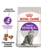 ROYAL CANIN  Sensible 33 10kg karma sucha dla kotów dorosłych, o wrażliwym przewodzie pokarmowym + niespodzianka dla kota GRATIS!