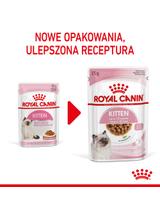 ROYAL CANIN Kitten Instinctive w sosie 12x85g karma mokra w sosie dla kociąt do 12 miesiąca życia +  NIESPODZIANKA DLA KOTA GRATIS!!