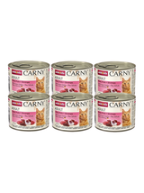 ANIMONDA Cat Carny Adult smak: indyk i krewetki 6 x 200g