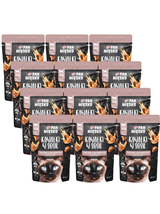 PAN MIĘSKO Kawałki w sosie Kurczak z przepiórką 12x85g dla kota