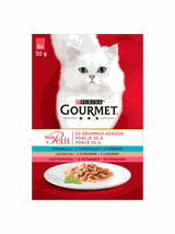 GOURMET mon Petit Pokarm dla kotów - MIX Rybny 72x50g