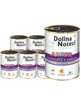 Dolina Noteci PREMIUM Junior bogata w wątróbkę z królika 12x400g
