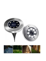4x lampki solarne gruntowe led