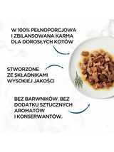 GOURMET Perle karma dla dorosłych kotów Mięsny Duet 4x85g