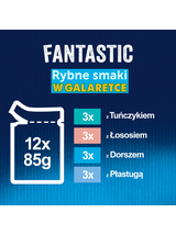 FELIX Fantastic Rybne Smaki w galaretce: 12x85g