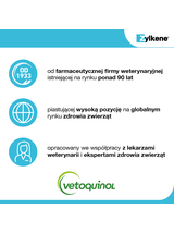 VETOQUINOL Zylkene 75mg Dla Kotów I Psów Niewielkich Rozmiarów Na Uspokojenie 100tab.