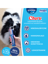 INABA Dog Churu (fish based) Tuna Recipe 4x14g (56g)