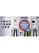 BROS - Siatka magnetyczna na drzwi KLIK! 160x220 (czarna)