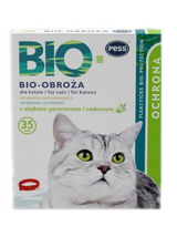 PESS Obroża biologiczna z olejkiem geraniowym 35cm