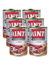 Rinti Kennerfleisch Ente karma mokra dla psa - kaczka 6x400g