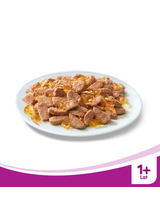 WHISKAS Adult puszka 400 g - mokra karma dla dorosłego kota, kawałki z tuńczykiem w galaretce