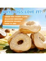 WILD FARM donut kolagenowy z kurczakiem i kokosem 7cm 10x50g przysmak dla psa