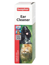 Beaphar EARCLEANER 50ML - krople do pielęgnacji uszu dla psów i kotów