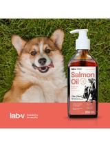 Lab-v Olej z Łososia 100% Dla Psa i Kota w Każdym Wieku 250ml Tłoczony Na Zimno
