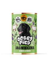 Dobry Pies Jagnięcina z bakłażanem 400g