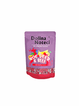 DOLINA NOTECI SUPERFOOD sarna i wołowina 300g-karma mokra dla psa