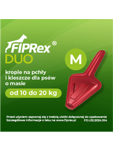 FIPREX DUO M 134 mg + 120,6 mg roztwór do nakrapiania dla psów