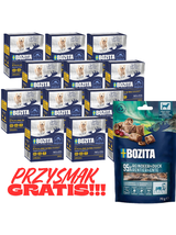BOZITA Dog: Kurczak i ryż w galarecie 12x370g + BOZITA Meaty Bites renifer z kaczką przysmak pies 70g GRATIS!!!