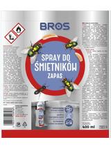 BROS - Spray do śmietników – zapas 400ml