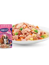 MOOCHIE Beauty Skin&Coat With Salmon 85g karma mokra dla psa z łososiem