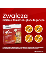 InPar 50/144/200 mg 2tabletki dla psów