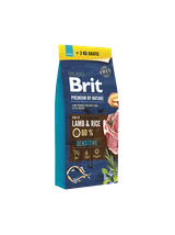 BRIT Premium By Nature Sensitive Lamb 15kg+3kg