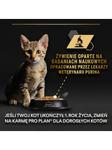 PRO PLAN Kitten Mus z Kurczakiem Mokra karma dla kociąt 85g