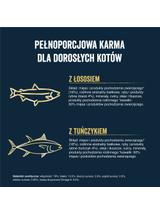 FELIX Tasty Shreds  mokra karma dla kota z łososiem i tuńczykiem w sosie 4x80g