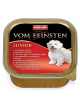 ANIMONDA Dog Vom Feinsten Junior smak: wołowina z drobiem 22x150g