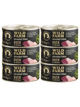 WILD FARM Fillets Duck&Chicken 6x70g - bezzbożowa mokra karma dla kota, filet w bulionie