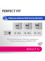 PERFECT FIT (Adult 1+) 4x750g Bogaty w łososia - sucha karma dla kota dorosłego