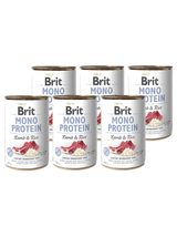 BRIT MONO PROTEIN LAMB & BROWN RICE 6x400g