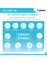 VETOQUINOL Zylkene 75mg Dla Kotów I Psów Niewielkich Rozmiarów Na Uspokojenie 10tab.