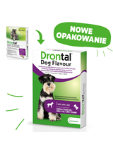 VETOQUINOL Drontal - Dog Flavour Tabletki Dla Psów 2tabl. (kostki)