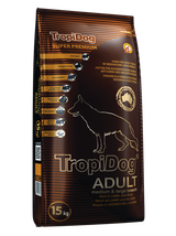 TROPIDOG Super Premium adult medium & large breed jagnięcina z ryżem 15kg