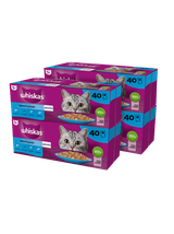 WHISKAS mokra karma dla kota rybne smaki w galaretce 160x85g