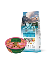 ARQUIVET FRESH - Półwilgotna karma dla psa ryba oceaniczna 10 kg + GULASZ WIEPRZOWY GRATIS !