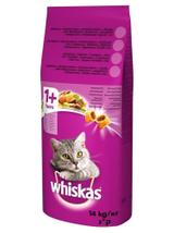 WHISKAS Adult 14 kg - sucha karma dla dorosłego kota, z pyszną wołowiną + niespodzianka dla kota GRATIS!!!