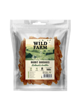 WILD FARM kiełbaski z królika 500g przysmak dla psa