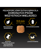 PRO PLAN Light Sterilised All Size Adult Karma dla psów bogata w kurczaka 3kg