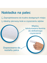 Beaphar FINGERPAD DENTAL - czyścik do zębów dla psa/ kota 2 szt.