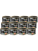 DOLINA NOTECI Super Rafi Cat P&F z perliczką i sercami z kaczki dla kotów sterylizowanych 12x185g