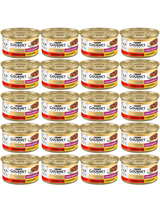 Purina Gourmet Gold z wołowiną i kurczakiem w sosie 72x85g