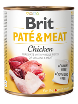 BRIT PATE & MEAT CHICKEN 6x800g