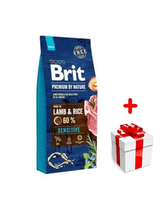BRIT Premium By Nature Sensitive Lamb 8kg + niespodzianka dla psa GRATIS!