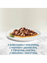 GOURMET Perle karma dla dorosłych kotów Mięsny Duet 4x85g