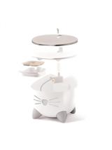 CATIT PIXI Fountain poidło dla kota z miską ze stali nierdzewnej 2,5l, 22x22x19,5 cm