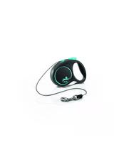 FLEXI Smycz oryginalna Black Design niebieska XS - 3m do 8kg - linka