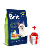 BRIT Cat Premium By Nature Sterilised Salmon 1,5kg + niespodzianka dla kota GRATIS!